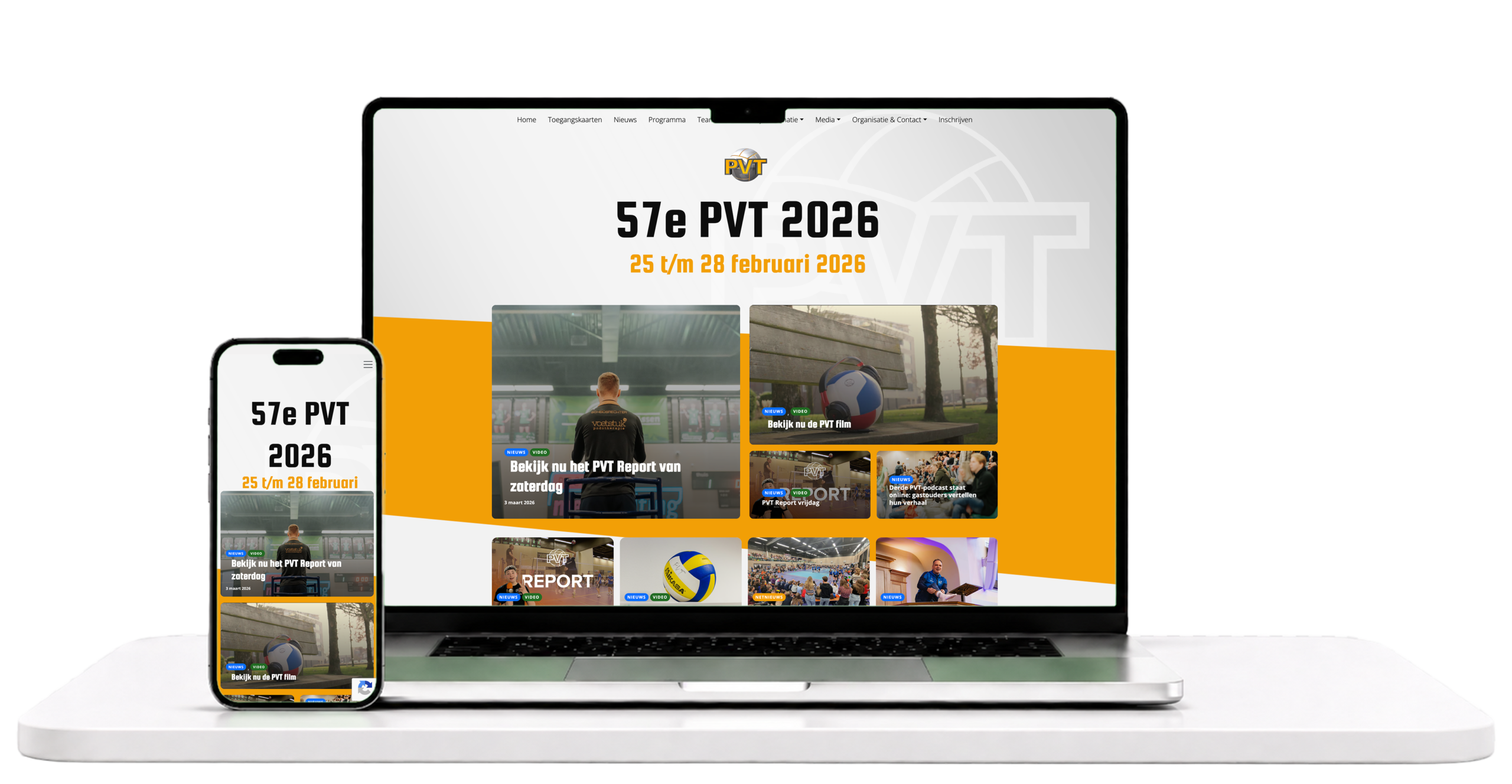 Mockup van PVT Assen.